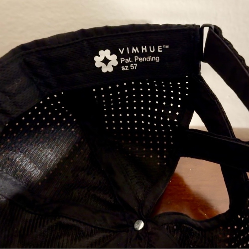 Vimhue X-Boyfriend poly/microfiber hat, x strap for ponytail, used - Picture 5 of 7